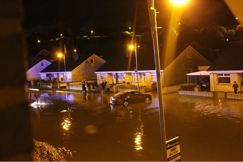 Flooding in Eglinton in 2017 (Credit: DCSDC)