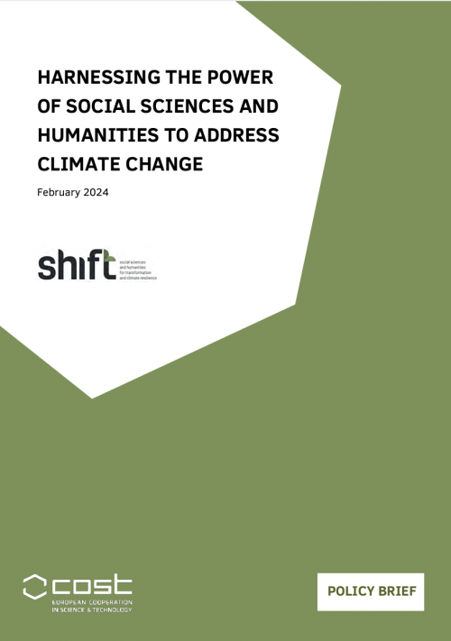 Harnessing the power of Social Sciences and Humanities to address Climate Change Policy Brief Cover Page